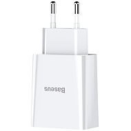 Baseus Speed Mini QC Dual USB Quick Charger 10,5W White - Nabíječka do sítě