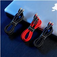 Baseus Flash Charging 60W USB-C Cable 1m gray/black - Datový kabel