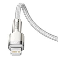 Baseus Cafule Series nabíjecí / datový kabel USB-C na Lightning PD 20W 2m, bílá - Datový kabel
