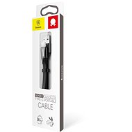 Baseus Nimble Series plochý nabíjecí / datový kabel USB-C 23cm, černá - Datový kabel