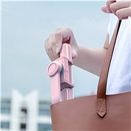 Baseus Lovely Uniaxial Bluetooth Folding Stand Selfie Gimbal Stabilizer Pink - Stabilizátor
