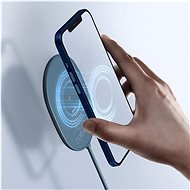 Baseus Light Magnetic Wireless Charger for iPhone 12 Series Blue - Bezdrátová nabíječka