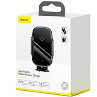 Baseus Light Electric Car Holder Wireless Charger 15W Black - Držák na mobilní telefon