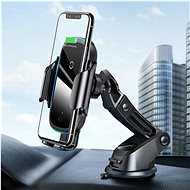 Baseus Light Electric Car Holder Wireless Charger 15W Black - Držák na mobilní telefon