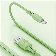 Baseus Colourful Lightning Cable 2.4A 1.2m Green - Datový kabel