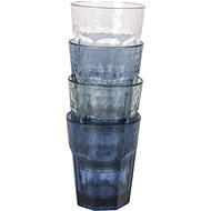 Bo-Camp Wine/Lemonade glass 4 pcs Blue Mix - Kempingové nádobí