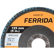 FERRIDA Flap Disc 125MM G80 3ks - Lamelový kotouč