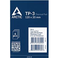 ARCTIC TP-3 Thermal Pad 120x20x1mm (balení 4 kusů) - Podložka pod chladič