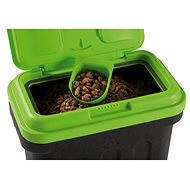 Maelson Box na granule pro 15 kg krmiva - černo-zelený - 41 × 25 × 56 cm - Barel na granule