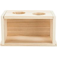 Trixie Písková lázeň dřevěná pro myši a křečky 22 × 12 × 12 cm - Koupelna pro hlodavce