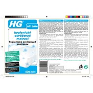 HG Hygienický osvěžovač matrací 500 ml - Čisticí prostředek