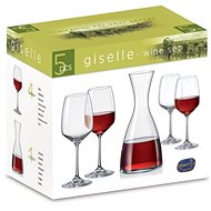 Crystalex Sada karafy a sklenice na víno GISELLE WINE SET 5ks - Karafa