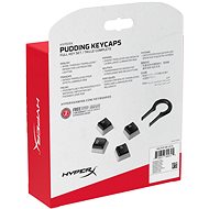 HyperX Pudding Keycaps černé, US - Náhradní klávesy