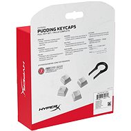 HyperX Pudding Keycaps bílé, US - Náhradní klávesy