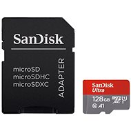 SanDisk MicroSDXC 128GB Ultra + SD adaptér - Paměťová karta