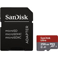 SanDisk MicroSDXC 256GB Ultra + SD adaptér - Paměťová karta