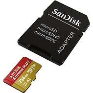 SanDisk MicroSDXC 256GB Extreme Plus + SD adaptér - Paměťová karta