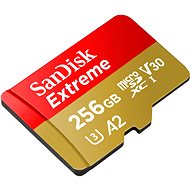SanDisk microSDXC 256GB Extreme + Rescue PRO Deluxe + SD adaptér - Paměťová karta