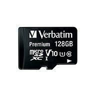 Verbatim MicroSDXC 128GB Premium + SD adaptér - Paměťová karta