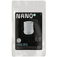 NANO+ WHITE BUTTON - Šátek s membránou