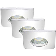 Briloner 7239-038 - SADA 3x LED Koupelnové podhledové svítidlo ATTACH 3xGU10/4W/230V IP44 - Stropní světlo