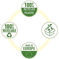 ESSELTE A5/70 mikronů, matné, recyklované - balení 100 ks - Eurofolie