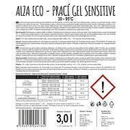 AlzaEco Prací gel Sensitive 3 l (60 praní) - Eko prací gel