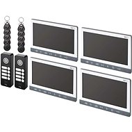 EMOS Sada videotelefonu EM-10AHD se 2 vstupy pro 4 účastníky - Videotelefon