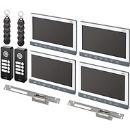 EMOS Sada videotelefonu EM-10AHD se 2 vstupy pro 4 účastníky, 2x elektronický zámek otevřeno/zavřeno - Videotelefon