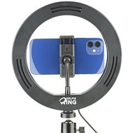 Cellularline Selfie Ring s LED osvětlením pro selfie fotky a videa černý - Selfie tyč