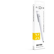 FIXED Pen 3v1 s funkcí stojánku bílá - Dotykové pero