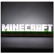 Minecraft - Logo - 3D lampa - Stolní lampa