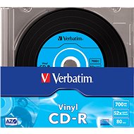 VERBATIM CD-R AZO 700MB, 52x, vinyl, slim case 10 ks - Média