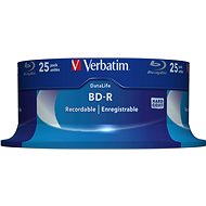 VERBATIM BD-R SL DataLife 25GB, 6x, spindle 25 ks - Média