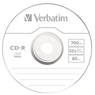 VERBATIM CD-R 700MB, 52x, wrap 50 ks - Média