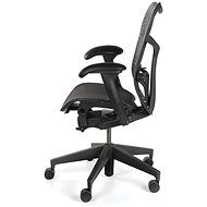 HERMAN MILLER Mirra s opěrkou TriFlex, pro tvrdé podlahy - černá - Kancelářská židle