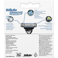 GILLETTE Mach3 Start 4 ks  - Pánské náhradní hlavice