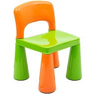 Dětská sada stoleček a dvě židličky oranžová - Dětský nábytek