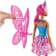 Barbie Kouzelná víla s růžovými vlasy - Panenka