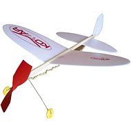 Letadlo Komár házecí model na gumu - Házedlo