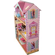Wiky Dřevěný domek pro panenky 82x30x110 cm - Domeček pro panenky