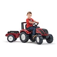 Šlapací traktor Valtra S4 s vlečkou - Šlapací traktor