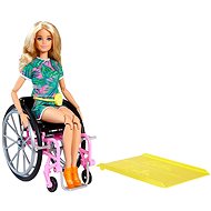 Barbie Modelka Na invalidním vozíku - blondýnka - Panenky