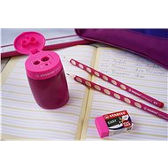 STABILO EASYgraph S školní set růžový L s ořezávatkem a pryží - Grafitová tužka