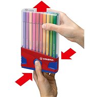 STABILO Pen 68 20ks ColorParade modrá/červená - Fixy