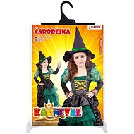 Rappa černo-zelená čarodějnice (S) - Dětský kostým