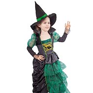 Rappa černo-zelená čarodějnice (S) - Dětský kostým