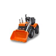 Jamara Šlapací traktor Power Drag se lžící oranžový - Šlapací traktor