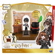 Harry Potter Učebna míchání lektvarů s figurkou Harryho - Set figurek a příslušenství