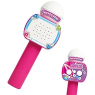 Mikrofon na baterie s bluetooth technologií a  světelnými efekty s možností připojení externího audi - Hudební hračka